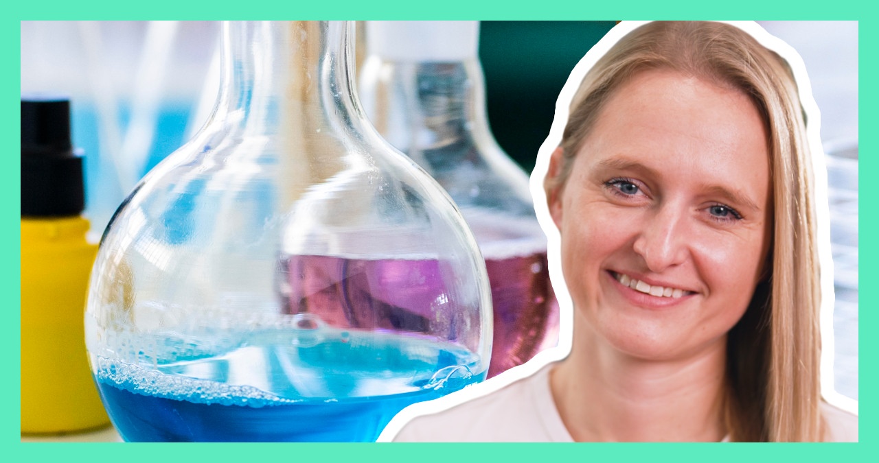 Simone, promovierte Chemikerin als Laborleiterin bei Merck Group im Bereich Electronics | Bild: BR | Stefan Dorner Simone, promovierte Chemikerin als Laborleiterin bei Merck Group im Bereich Electronics | Bild: BR | Stefan Dorner