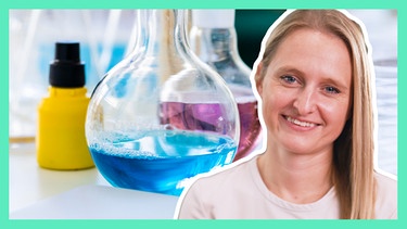 Simone, promovierte Chemikerin als Laborleiterin bei Merck Group im Bereich Electronics | Bild: BR