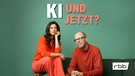 li.: ARD-Journalistin Nadia Kailouli; re.: der führende Experte in der deutschen KI-Forschung Aljoscha Burchardt vom Deutschen Forschungszentrum für Künstliche Intelligenz | Bild: RBB, Stefan Wieland
