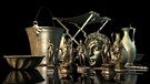 Zeugnisse vom Limes in Bayern: Statuetten und weitere Stücke aus dem Schatzfund | Bild: Museen Weißenburg, ArcTron