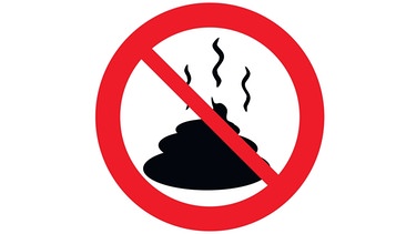 symbolisches Verbotsschild für Bullshit | Bild: colourbox.com